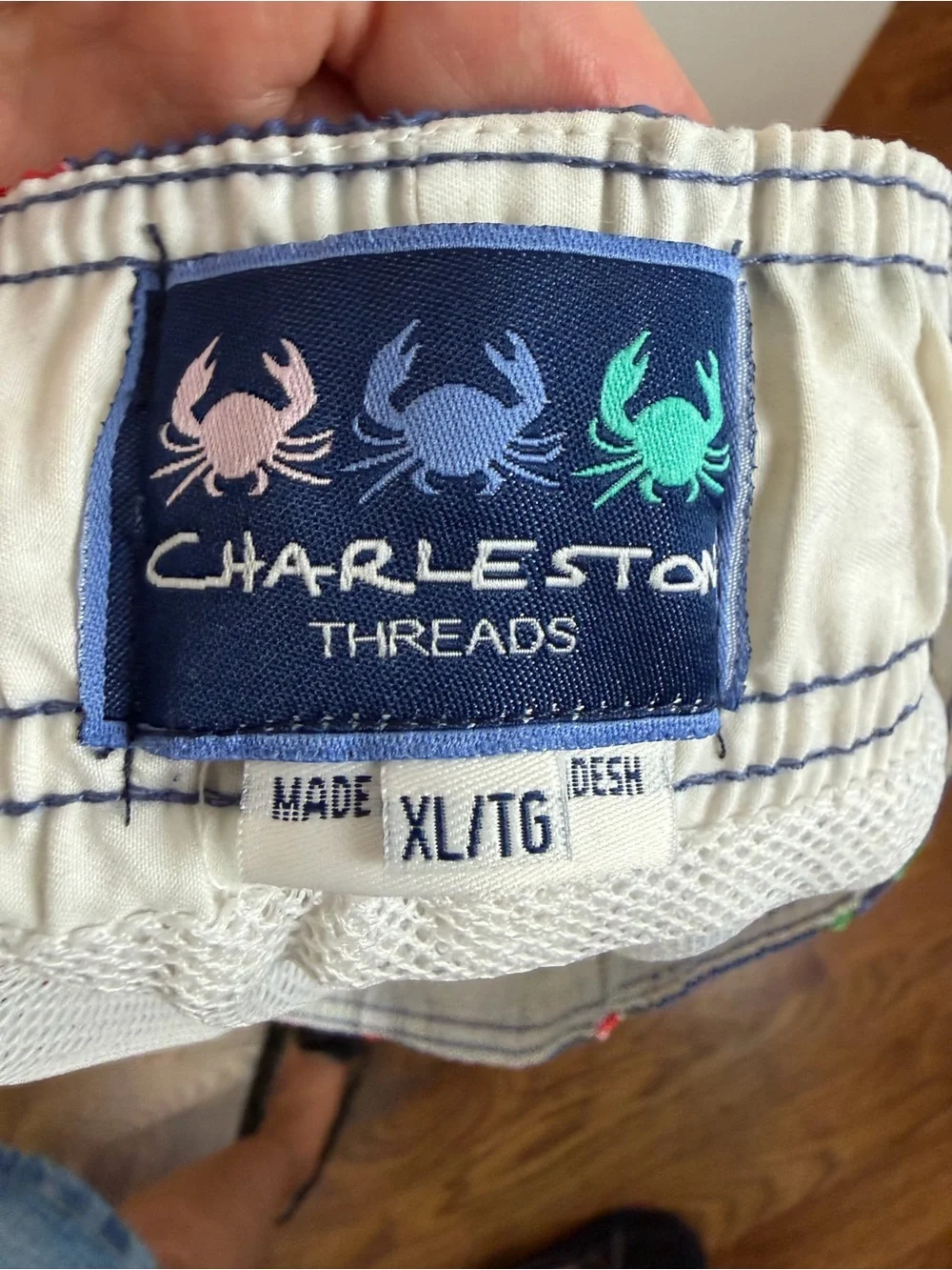 Charleston Threads Watermelon Print Men’s Swim Trunks with Pockets XL
